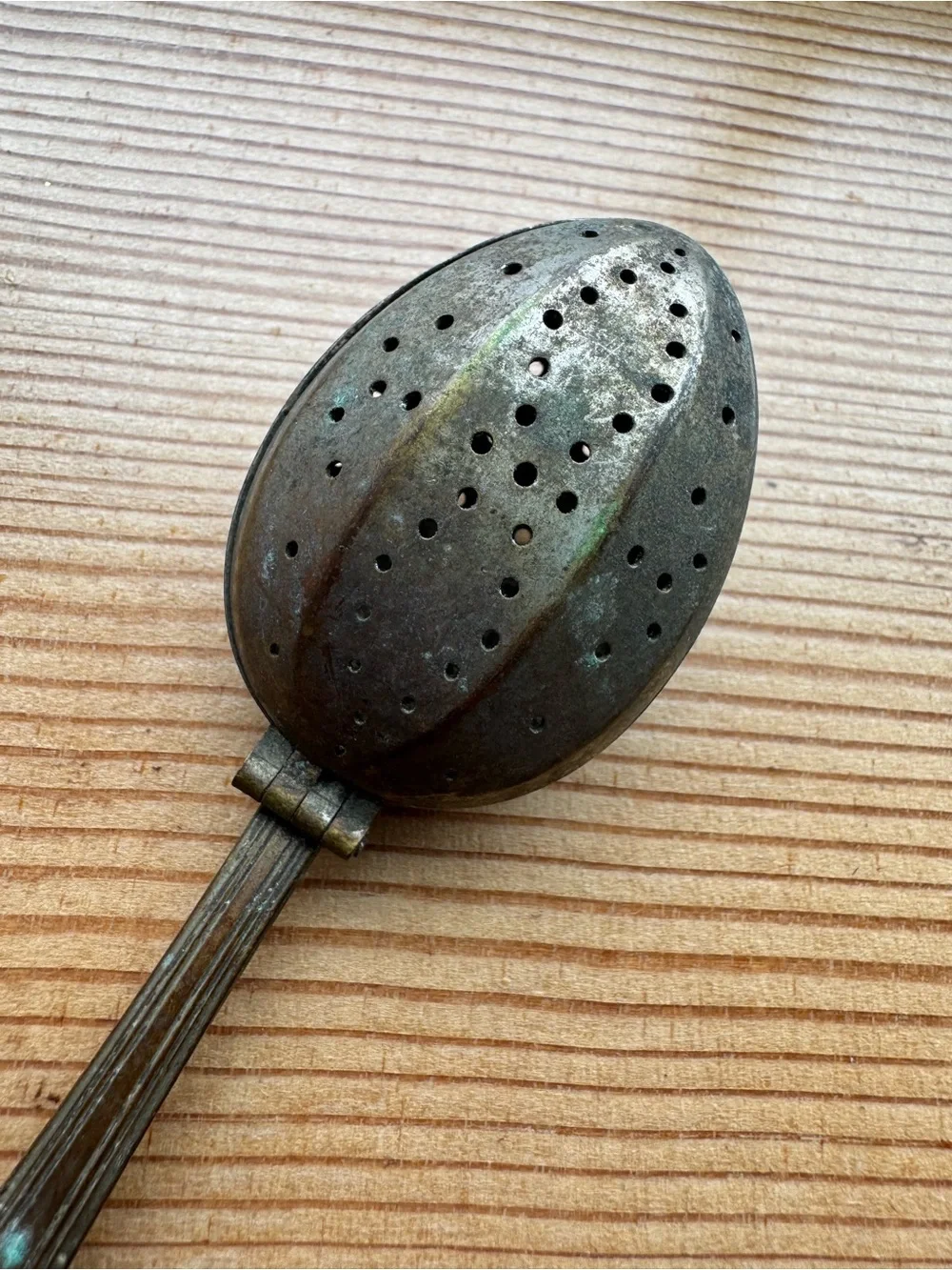 Vintage Antique Nasco Silver Plate Tea Infuser Spoon